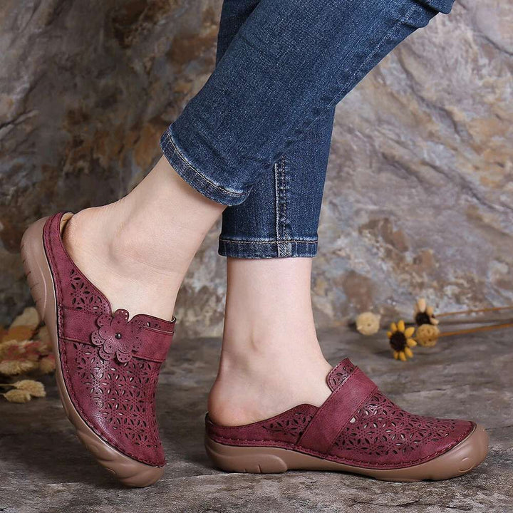Stella Vesper Cutout Mules by Perlamila