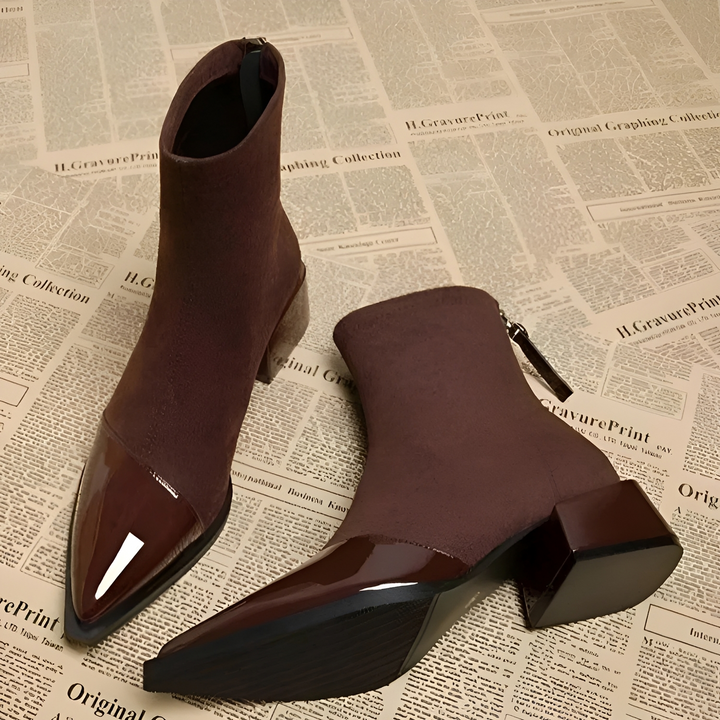 Riley Promenade Ankle Boots – Brown
