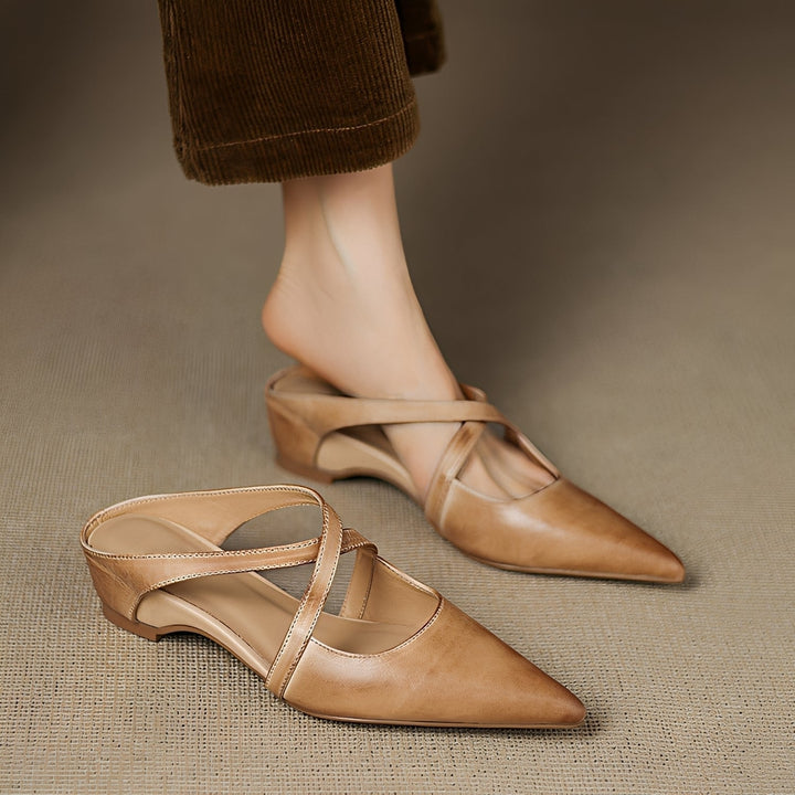 Remi Muse Mules – Khaki