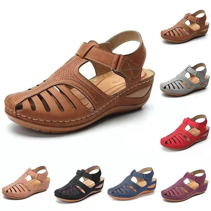 Tessa Halo Closed-Toe Sandals by Perlamila