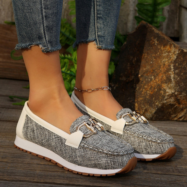 Avery Muse Loafers – Gray
