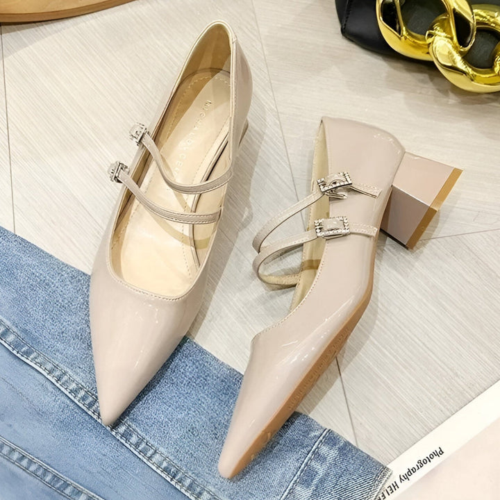 Pearl Luster Elegant Pumps by Perlamila