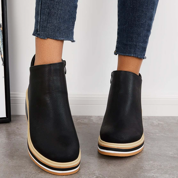 Tatum Promenade Ankle Boots – Black