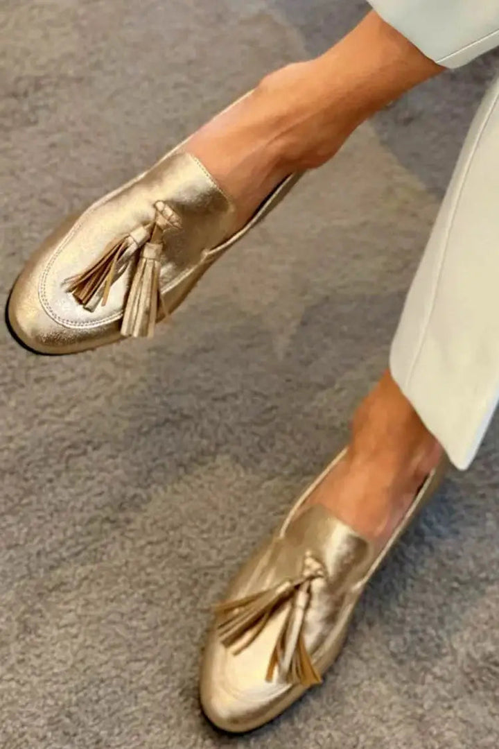Lennon Muse Loafers – Gold