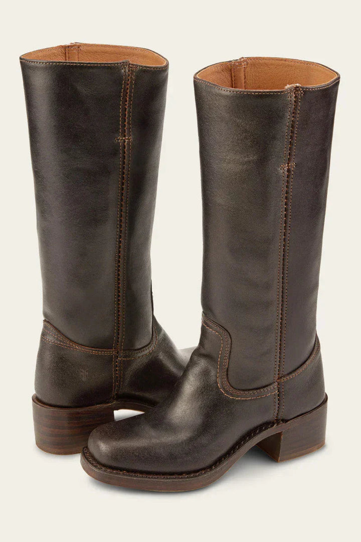 Rowan Riviera Knee-High Boots – Dark Brown