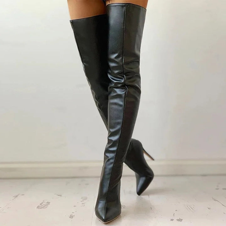 Cassidy Riviera Knee-High Boots – Black