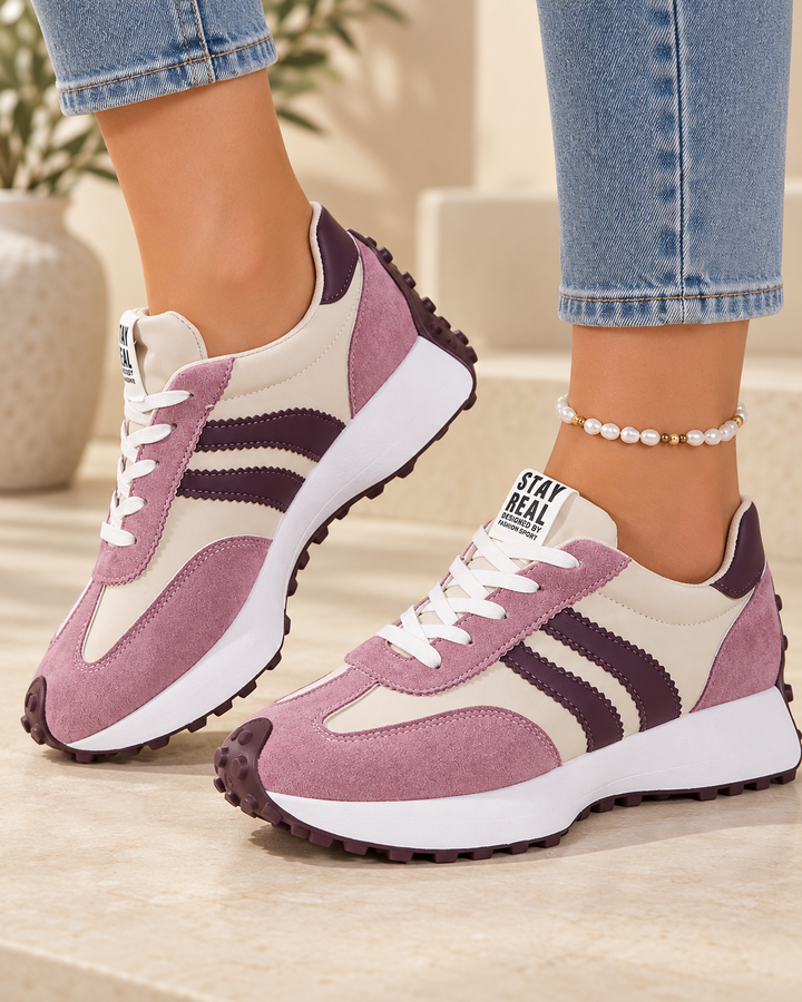 Emery Harmony Platform Sneakers – Purple