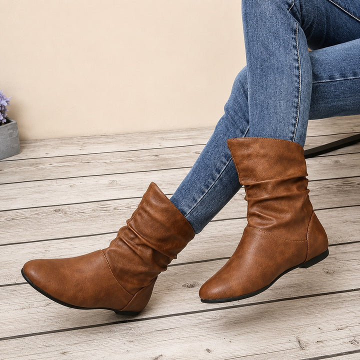 Hayden Promenade Ankle Boots – Brown