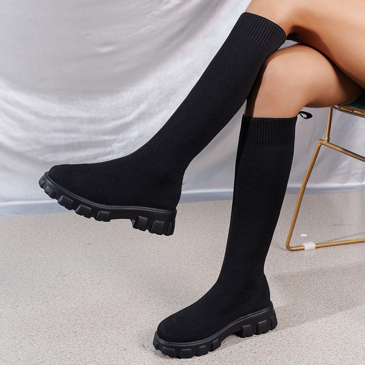 Mila Charm Over-the-Knee Boots by Perlamila