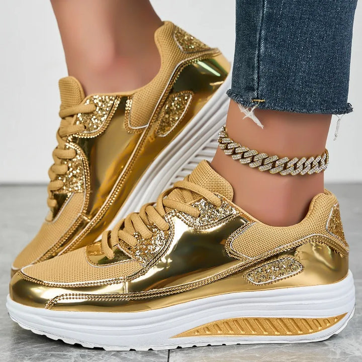 Evie Charm Mesh Sneakers by Perlamila