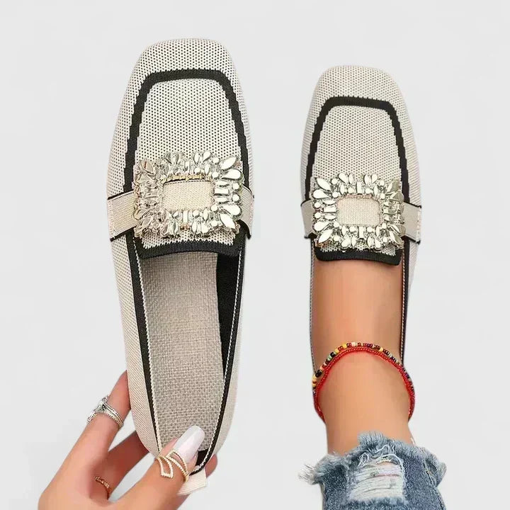 Delaney Muse Loafers – Beige
