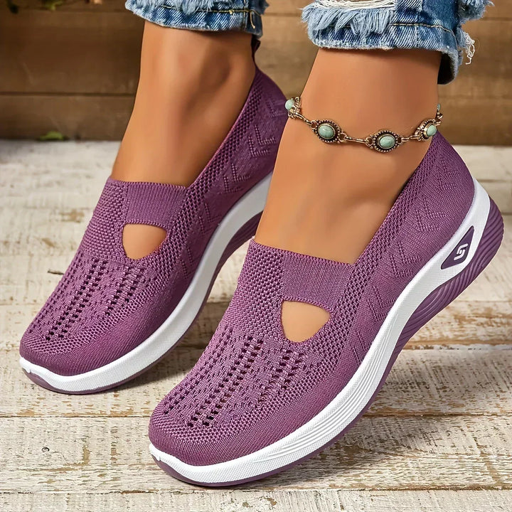 Peyton Promenade Slip-On Sneakers – Purple