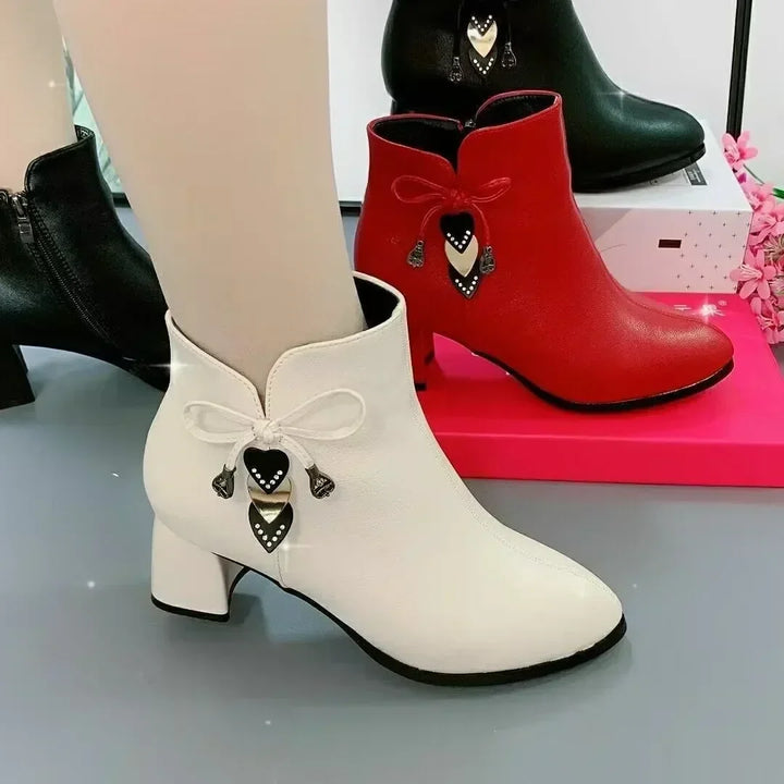 Talia Charm Ankle Boots by Perlamila