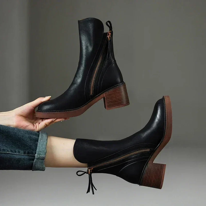 Josie Luster Ankle Boots by Perlamila