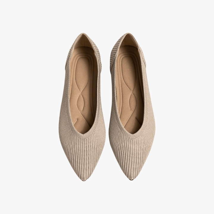 Brenna Lagoon Ballet Flats – Beige