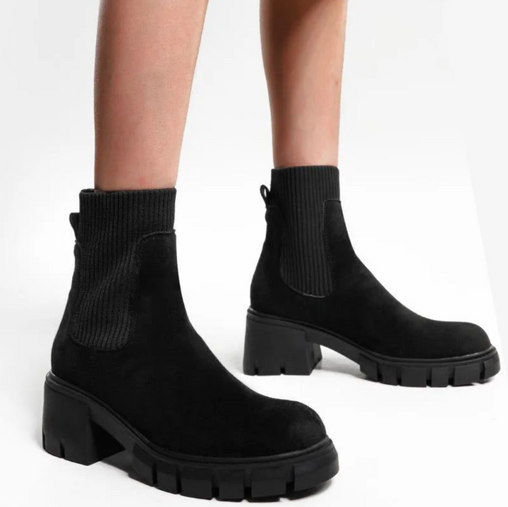 Lucy Vesper Heeled Boots by Perlamila