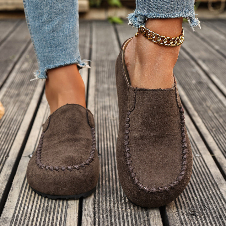 Brooklyn Lyric Slip-On Flats – Brown