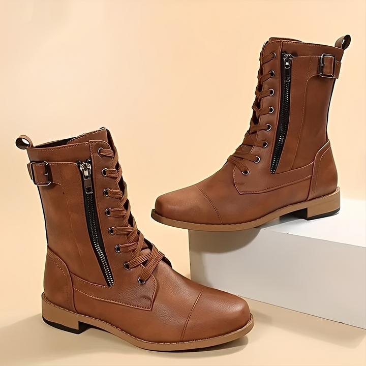 Tatum Lagoon Ankle Boots – Brown