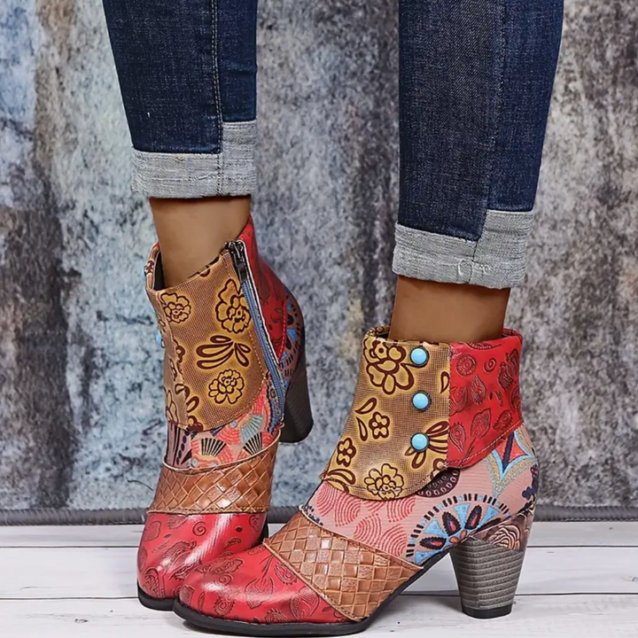 Rowan Vesper Heeled Ankle Boots by Perlamila