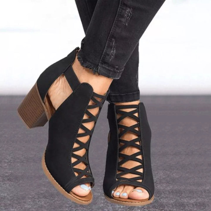 Lennox Muse Heeled Sandals – Black