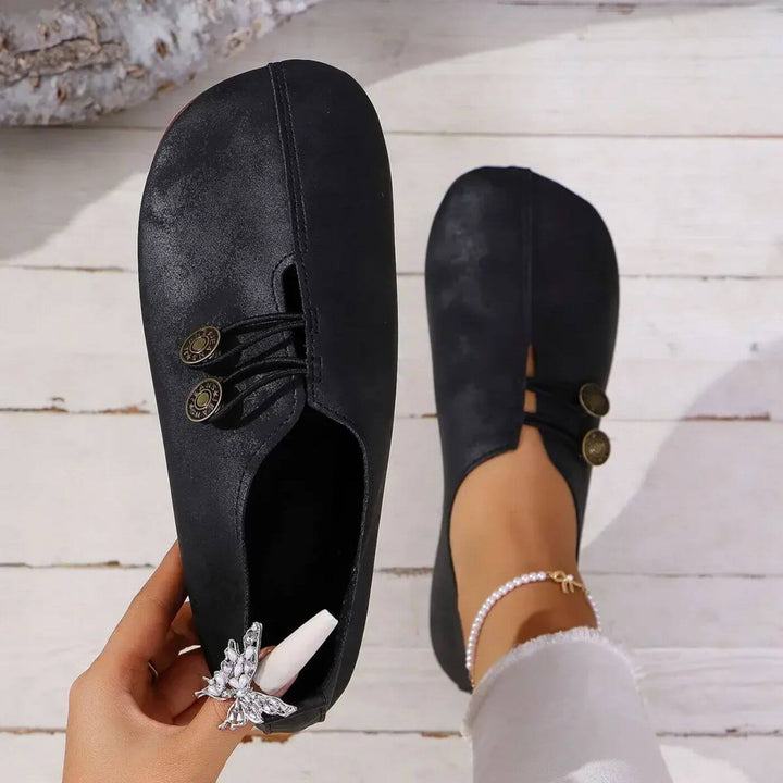 Morgan Harmony Slip-On Flats – Black