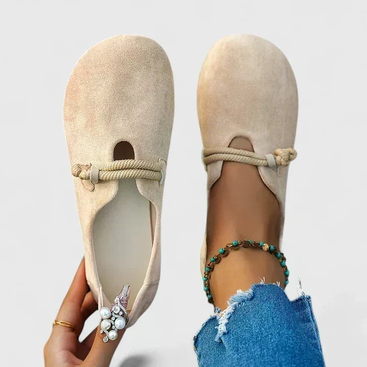 Harlow Muse Loafers – Beige