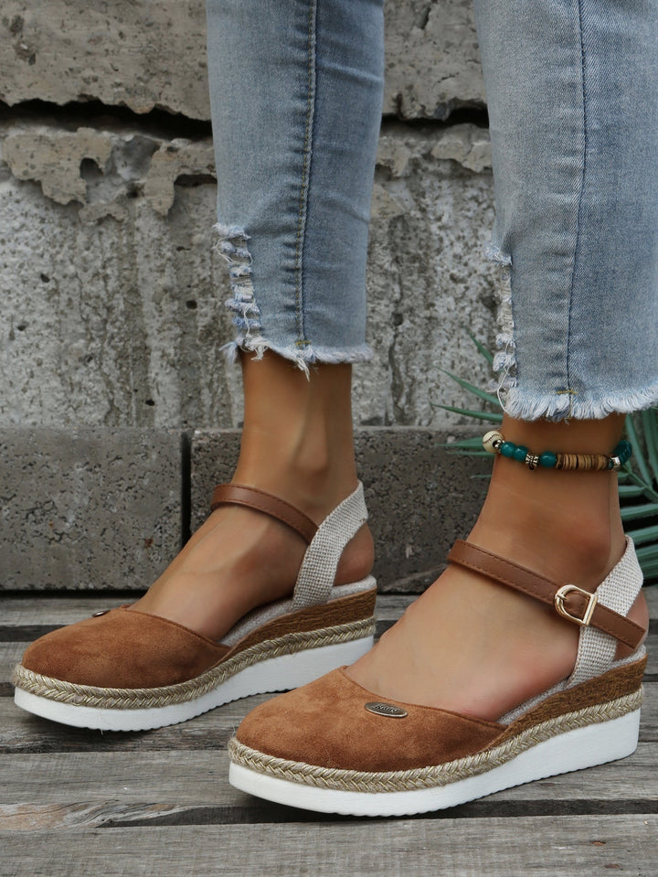 Avery Promenade Espadrilles – Brown