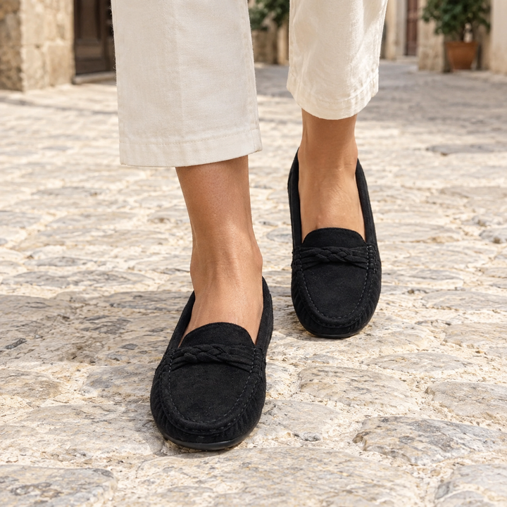 Leighton Muse Loafers – Black