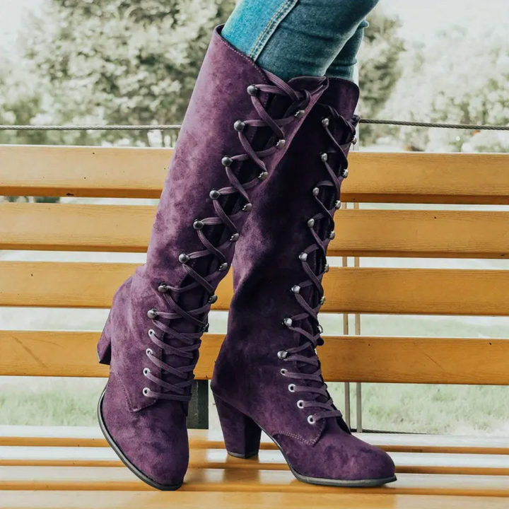 Phoebe Vesper Knee-High Boots by Perlamila