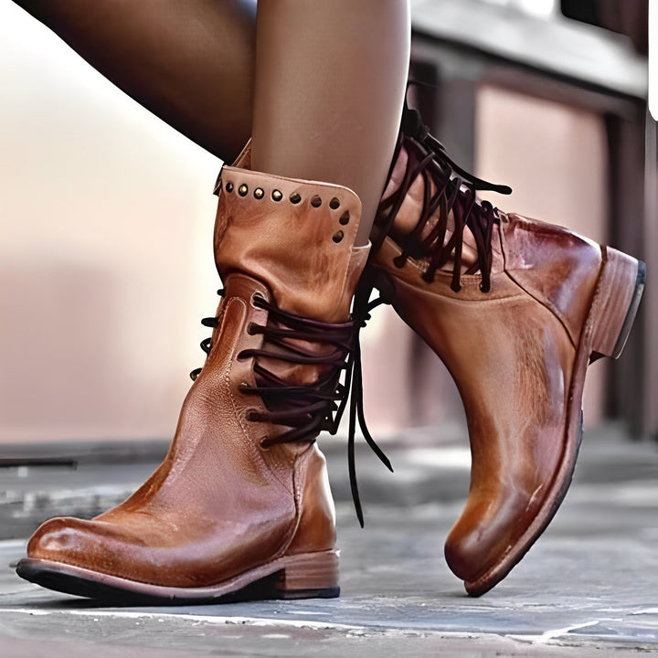 Harlow Promenade Ankle Boots – Brown
