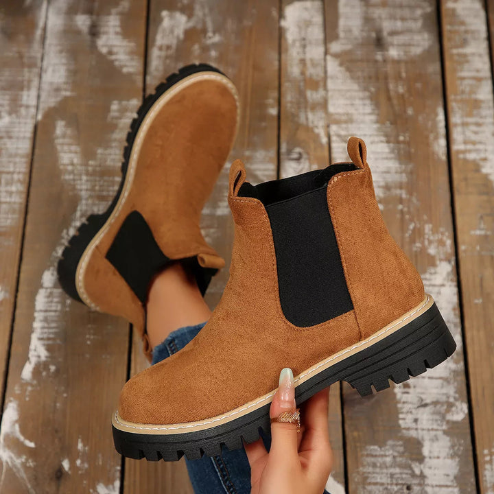 Avery Lyric Ankle Boots – Brown